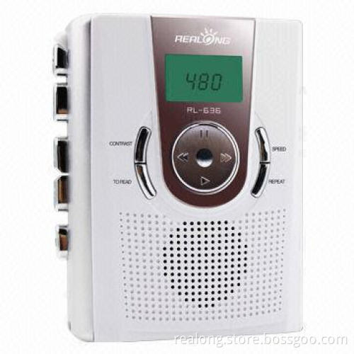 Walkman Cassette Player with Two-way Recording, LCD Display Function